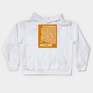 Arizona Map Kids Hoodie